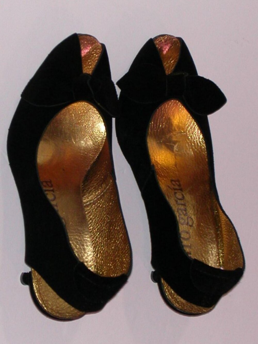 Pedro Garcia Espana Black Slingback Heels Size 8
